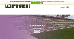 Desktop Screenshot of frei-beton.ch
